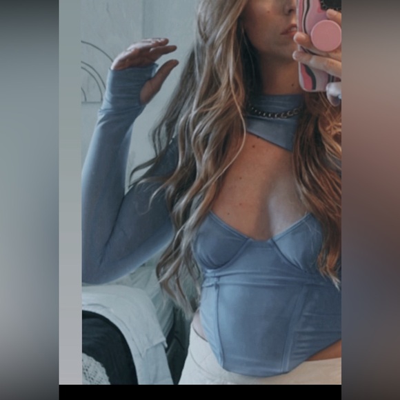 House of CB corset sheer top - Picture 6 of 7